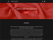 Tablet Screenshot of naughtycupids.com
